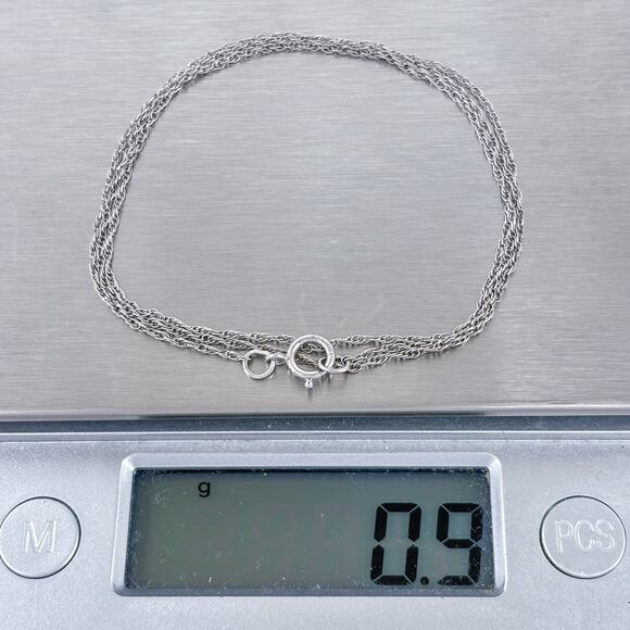 Cable Link Chain Necklace | Sterling Silver 925 | 18" - Picture 4 of 4